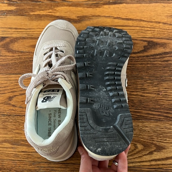 New Balance 574 sneakers beige/offwhite - Picture 1 of 6